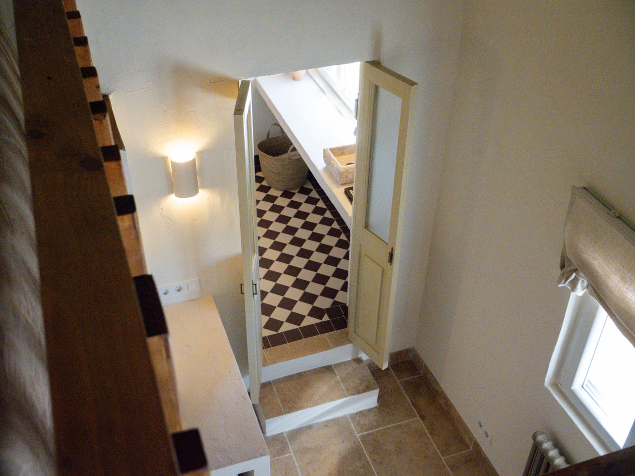 Bathroom studio interior view